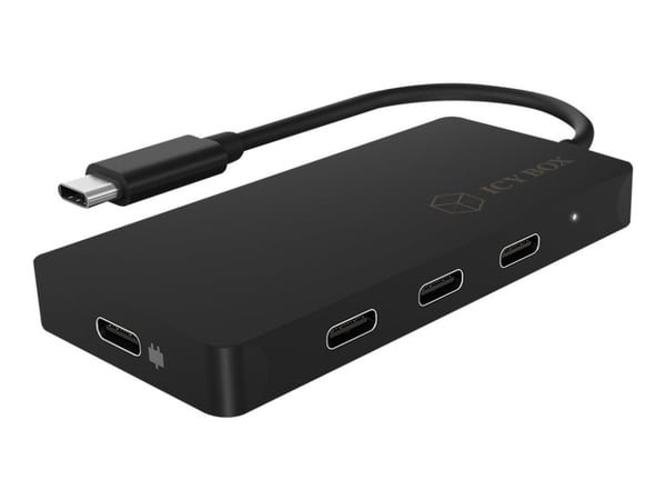 ICY BOX IB-HUB1429-CPD - Keskitin - 4 x USB-C - pöytätietokoneet
