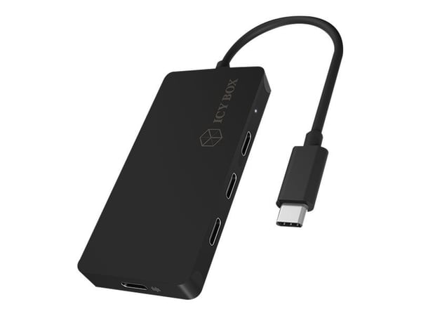 ICY BOX IB-HUB1429-CPD - Keskitin - 4 x USB-C - pöytätietokoneet