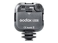 Godox LED36 - Kamerabelysning - 1 huvuden x 36 lampa - LED - 1.3 W - DC