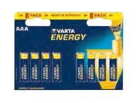 Varta Energy 4103 - Double Blister - batteri 8 x AAA - Alkalisk
