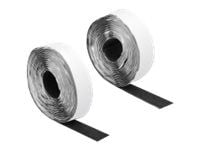 Delock - Kabelbandsrulle - 5 m - svart