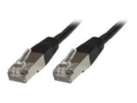 Microconnect SSTP610S, 10 m, Cat6, S/FTP (S-STP), RJ-45, RJ-45, Musta