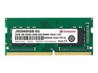 Transcend JetRAM - DDR4 - modul - 16 GB - SO DIMM 260-pin - 2666 MHz / PC4-21300 - CL19 - 1.2 V - ej buffrad - icke ECC