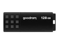 GOODRAM UME3 - USB flash-enhet - 128 GB - USB 3.0 - svart