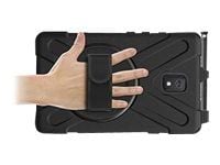 eSTUFF - Baksidedeksel for nettbrett - silikon, hard polykarbonat - svart - 8" - for Samsung Galaxy Tab Active3