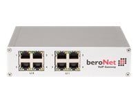 beroNet Modular Session Border Controller BNSBC-M - VoIP-gateway - 100Mb LAN, TDM - 1U - skystyring - rackmonterbar