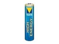 Varta High Energy - Batteri 4 x AAA - Alkalisk - 1220 mAh