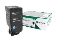 Lexmark - Cyan - original - tonerpatron LRP - for Lexmark CS827de, CX827de