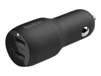 Belkin BOOST?CHARGE, Auto, Tupakansytytin, 4,8 A, Musta