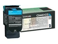 Lexmark C544X1CG, 30000 sivua, Syaani, 1 kpl