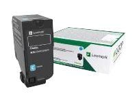 Lexmark - Cyan - original - tonerpatron LRP - for Lexmark CS727de, CS728de, CX727de