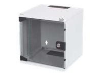 Digitus DN-10-06U-B - Skap - veggmonterbar - svart, RAL 9005 - 6U - 10"