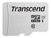 Transcend 300S - Flashminnekort (adapter inkludert) - 64 GB - UHS-I U1 / Class10 - microSDXC UHS-I
