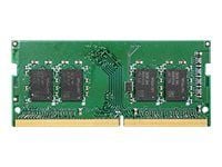 Synology - DDR4 - modul - 4 GB - SO DIMM 260-pin - 2666 MT/s / PC4-21300 - 1.2 V - ej buffrad - icke ECC - för Deep Learning NVR DVA3219