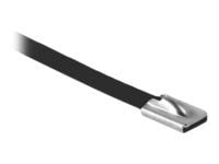 DeLOCK 18815, Terästä, Musta, 40 cm, 7,9 mm, 10 kpl