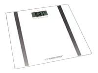 Esperanza Samba, Sähkökäyttöinen henkilövaaka, 180 kg, 100 g, Valkoinen, kg, lb, ST, Suorakulmio