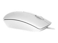 Dell MS116 - Mus - optisk - kablet - USB - hvit