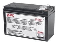 APC APCRBC114, Sealed Lead Acid (VRLA), 12 V, 1 kpl, 60 VAH, 5 vuosi/vuosia, musta