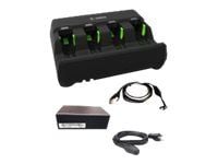 Zebra 4-Slot Battery Charger Kit - Batterilader - for Symbol LI3608; Digital Scanner DS3608, DS3678; Zebra DS3608, DS3678, LI3608, LI3678