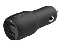 Belkin Boost Charge, Auto, Tupakansytytin, 1 m, Musta