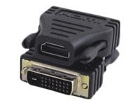 MicroConnect - Videosovitin - HDMI naaras DVI-D uros - HDMI naaras DVI-D uros