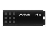 GOODRAM UME3 - USB flashdrive - 16 GB - USB 3.0 - sort