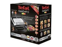 Tefal GC712D34, 2000 W, Optigrill, Elektrisk Sort/sølv