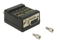 Delock RS-232 Tester DB9 female > DB9 male - Nettverkstester
