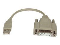 M-Cab 7200448, Harmaa, 0,2 m, USB A-tyyppi, Uros, Naaras, 1 kpl