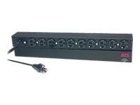 APC Basic Rack-Mount PDU - Strømfordelingsenhed (rackversion) - AC 120 V - 2.4 kW - input: NEMA 5-20 - output-stikforbindelser: 10 (NEMA 5-20) - 1U...