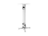Vision Techmount TM-TELE - Monteringssæt (til loftmontering, teleskoprod) - for projektor - satin hvit - loftsmonterbar