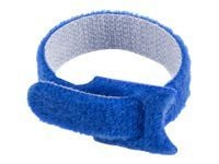 Lanberg ORG01-MT150-MC6, Koukullinen ja lenkillinen nippuside, Kangas, Musta, Sininen, Vihreä, Punainen, Valkoinen, Keltainen, 150 mm, 12 mm, 12 kpl
