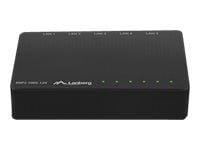 Lanberg DSP2-1005-12V, Hallitsematon, Gigabit Ethernet (10/100/1000)