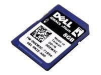 Dell For RIPS - Kundsats - flash-minneskort - 8 GB - SD - för PowerEdge FC430, FC630, FC830, M630, M830, R220, R320, R920, T320, T330, T430, T630, ...