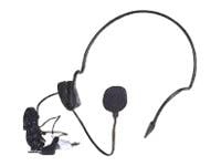 Audio-Technica ATR COMC - Hodesett - bak-nakken-montering - kablet - svart