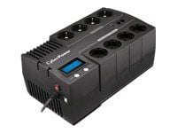 CyberPower BRICs LCD Series BR1200ELCD - UPS - AC 220/230/240 V - 720 watt - 1200 VA - USB - utgangskontakter: 8 - Frankrike