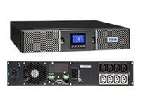 Eaton 9PX 1500i RT2U Netpack - UPS (rackmonterbar/ekstern) - AC 200/208/220/230/240 V - 1500 watt - 1500 VA - RS-232, USB, Ethernet 10/100/1000 - u...