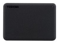 Toshiba Canvio Advance, 2000 GB, 2.5", 2.0/3.2 Gen 1 (3.1 Gen 1), Musta