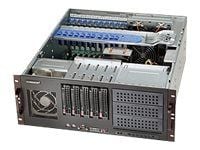 Supermicro SC842 XTQC-R804B - Rackmonterbar 4U - utvidet ATX (E-ATX) - SATA/SAS - hot-swap 800 watt - svart - USB/seriell