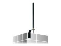 Delock - Antenne - stang - mobiltelefon, Wi-Fi, Bluetooth - 3 dBi - rundtstrålende - utendørs, kan monteres på vegg