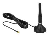 DeLOCK LTE antenni - Antenni - Älykäs koti - 2-3 dBi - ympärisäteilevä - Sisä- / ulkokäyttöön, magneettikiinnitteinen - musta