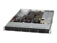 Supermicro SC116 AC2-R706WB2 - Kan monteras i rack 1U - förbättrad utökad ATX - SATA/SAS/PCI Express - hot-swap 750 Watt - svart - USB