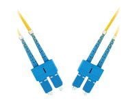 MicroConnect - Nettverkskabel - SC/PC-enkeltmodus (hann) til SC/PC-enkeltmodus (hann) - 1 m - 1 m - fiberoptisk - 9 / 125 micron - OS2 - halogenfri...