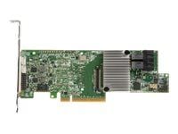 LSI MegaRAID SAS 9361-8i - Kontrollerkort (RAID) - SATA 6Gb/s / SAS 12Gb/s - låg profil - RAID 0, 1, 5, 6, 10, 50, 60 - PCIe 3.0 x8