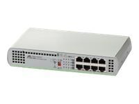 Allied Telesis CentreCOM AT-GS910/8E - Switch - 8 x 10/100/1000 - stasjonær
