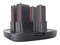 Datalogic 4-Slot Battery Charger - Batterilader - utgangskontakter: 4 - for Memor 11
