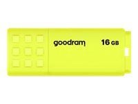 GOODRAM UME2 - USB flash-enhet - 16 GB - USB 2.0 - gul