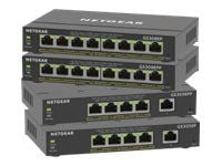 NETGEAR Plus GS308EPP - Switch - smart - 8 x 10/100/1000 (PoE+) - skrivbordsmodell, väggmonterbar - PoE+ (123 W)