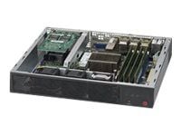 Supermicro SuperServer E300-8D - Server - Mini-1U 1-veis - 1 x Xeon D-1518 - RAM 0 GB - uten HDD - AST2400 - Gigabit Ethernet, 10 Gigabit Ethernet ...