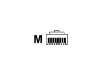 Intellinet RJ45 modulaariset pistokkeet, Cat5e, UTP, 3-piikkinen, kiinteälle johdolle, 15 kullattua koskettinta, 100 kpl - Verkkoliitin - RJ-45 (ur...